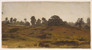 View of a Field, early 1850s by Auguste Francois Bonheur