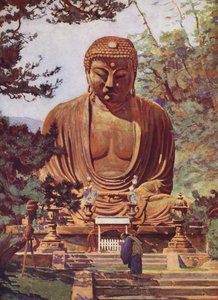 The Daibutsu of Kamakura, Japan by Auguste Gerardin