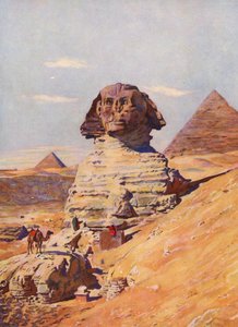 The Sphinx, Egypt by Auguste Gerardin