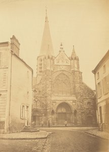 Church of Priseaux (Loiret) Near the Station of This Name by Auguste Hippolyte Collard