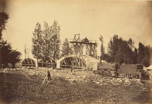 Viaduct over the Bonson (Loire Valley) by Auguste Hippolyte Collard