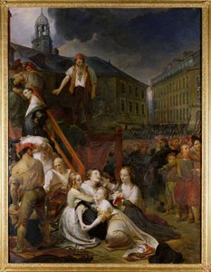 Episode in Place du Bouffay, Nantes, 1793, 1859 by Auguste Hyacinthe Debay