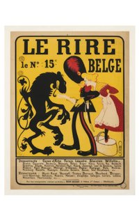 The Belgian Laughter by Auguste Jean Baptiste Roubille