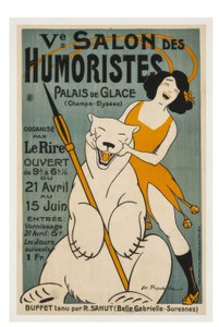 5th Salon of Humorists. Ice Palace. Organized by Le Rire by Auguste Jean Baptiste Roubille