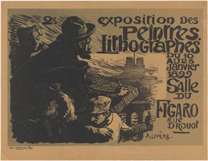 Poster for the Second Exhibition of the Lithograph Painters by Auguste Lepere