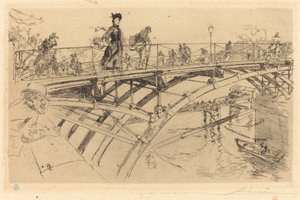 Bridge of Arts by Auguste Lepere