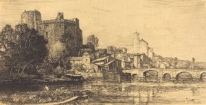 Clisson Lower Loire by Auguste Lepere