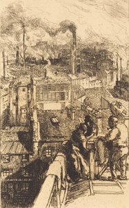 Gobelins Quarter by Auguste Lepere