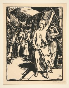 War is Declared, from La Guerre de 1914, first series, no. 8