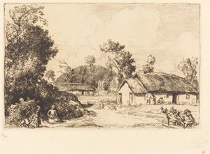 Pastime of Rest, Vendee by Auguste Lepere