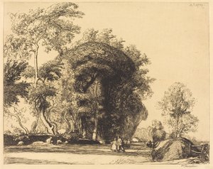 Path from St.-Gilles, St.-Jean-de-Monts by Auguste Lepere