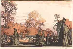 Pond in the Tuileries