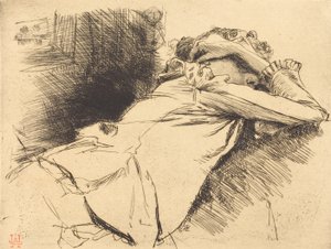 Reclined Woman Sleeping, 1892
