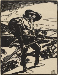 Looking at the Rhine Plain by Auguste Lepere