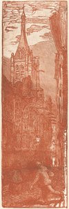 Saint-Severin, published 1901 by Auguste Lepere
