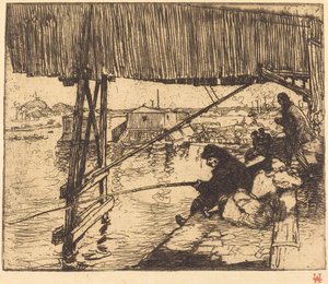 Under the Bridge of Bercy by Auguste Lepere