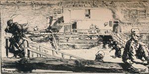 Washing Boat by Auguste Louis Lepère