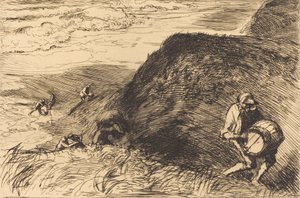 Wreckers, Saint-Jean-de-Monts, 1915 by Auguste Lepere