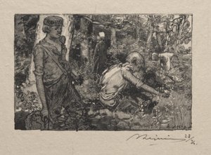 Lily of the Valley Picking by Auguste Louis Lepère