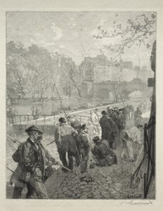 The Lock of the Mint by Auguste Louis Lepère