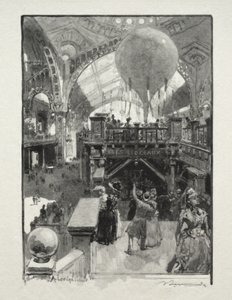 The Palace of Liberal Arts, Interior by Auguste Louis Lepère