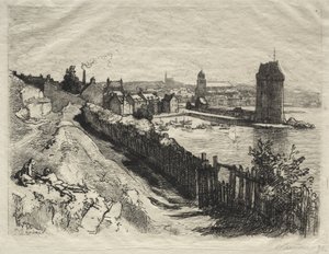 Saint-Servan by Auguste Louis Lepère