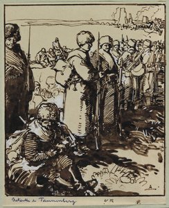 Battle of Tannenberg, 1914 by Auguste Louis Lepère