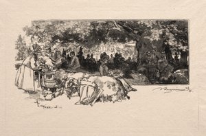 Cantine de la Mere Pichard, 1888
