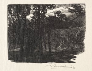 Evening by Auguste Louis Lepère