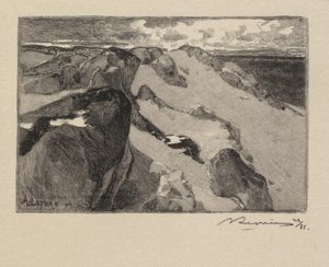 Fontainebleau Forest: Arbonne, Le Gros Sablon by Auguste Louis Lepère