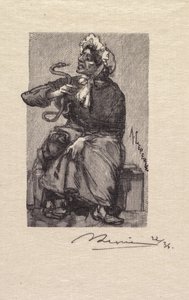 Fontainebleau Forest: Serpent Merchant by Auguste Louis Lepère