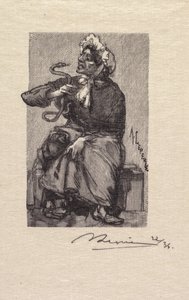 Fontainebleau Forest: Serpent Merchant by Auguste Louis Lepère