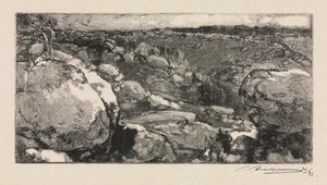Fontainebleau Forest: The Cirque of Long-Rocher, 1888