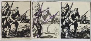 Russian Infantry by Auguste Louis Lepère