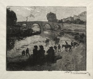 The Watering Place of Pont Marie