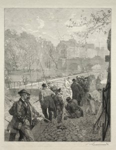 The Lock of the Mint by Auguste Louis Lepère
