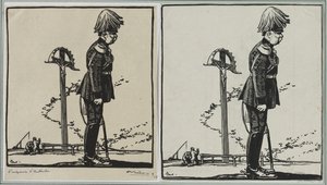 The Emperor of Austria, 1914 by Auguste Louis Lepère