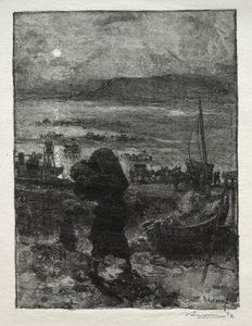 The Sand Harvest by Auguste Louis Lepère
