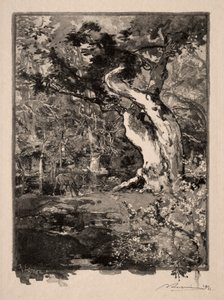 Le Clovis, Plateau de Bellecroix, 1890 by Auguste Louis Lepère