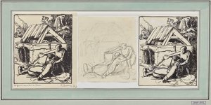 Women Gathering the Wounded by Auguste Louis Lepère