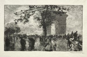 Return from the Woods by Auguste Louis Lepère