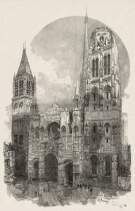 Rouen Illustré: La Cathedrale de Rouen by Auguste Louis Lepère