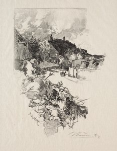 Route de Versailles by Auguste Louis Lepère