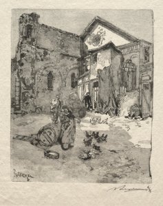 St. Julien the Poor: The Portal by Auguste Louis Lepère