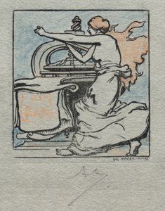 The Printer by Auguste Louis Lepère