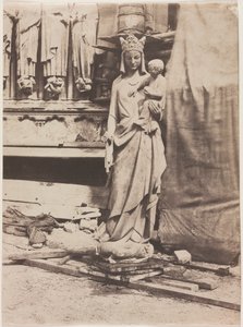 Statue of the Virgin, Notre Dame de Paris by Auguste Mestral