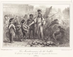 The Munitions Workers of 28 July by Auguste Raffet