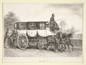 Omnibus by Auguste Raffet