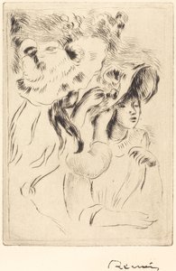 The Hat Pin by Auguste Renoir
