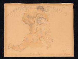 Love and Psyche, c.1900 by Auguste Rodin